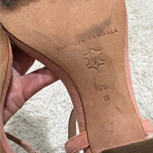 Loeffler Randall Layla suede Pom-Pom Sandal - size 6.5 - Picture 10 of 10